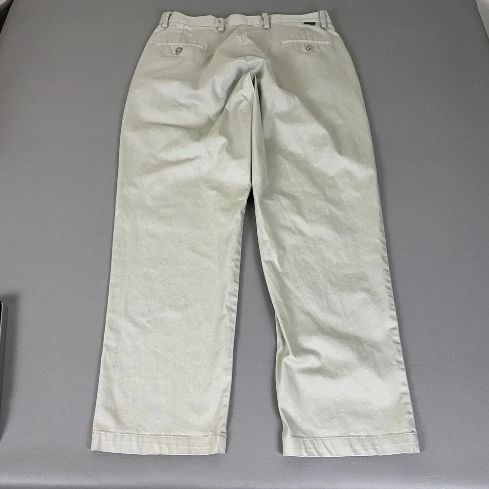 Dockers Khakis Pants Men's Size 36x32 Tan Cotton Lycra Straight Leg Chino Beige